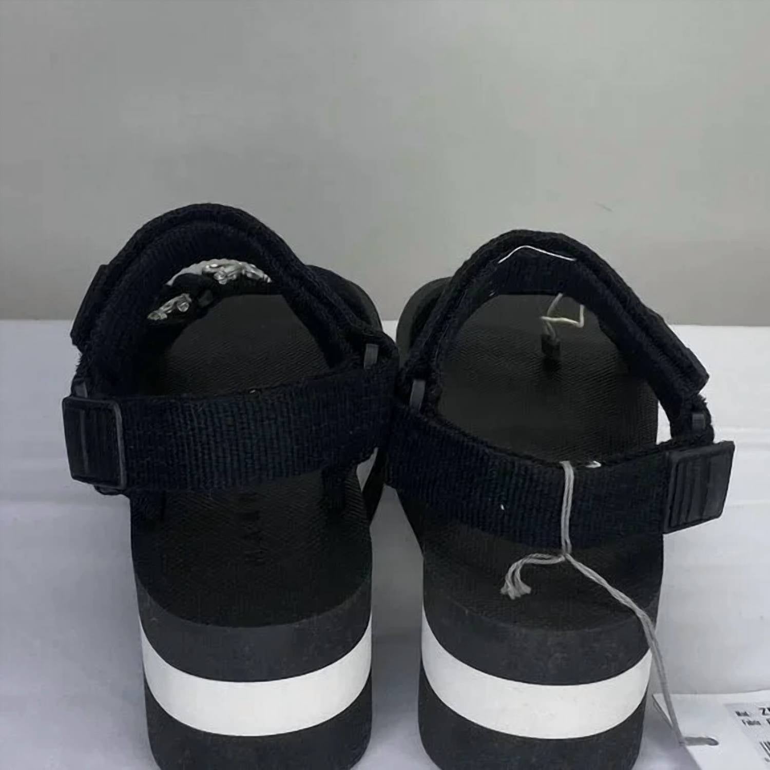 MARNI Women's Crystal-embellished Grosgrain Platform Sandals in black - women's sandal - detail view