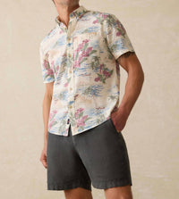 Faherty - Short Sleeve Button Up Breeze Shirt