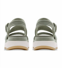 Clarks Women's Tuscan Strap Leather Sandals in light green suede - women's sandal - view 5