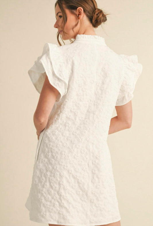 Jodifl - Floral Detail Mini Dress