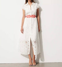 FIGUE Mykonos Dress in chalk - women's dress - view 4