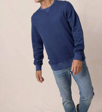 SOUTHERN TIDE Bluffton Crewneck Pullover in dress blue - men's shirt