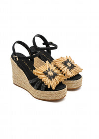 Paloma Barcelo - Women's Fannie Braided Floral Sandals