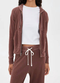 James Perse - Vintage French Terry Zip Hoodie
