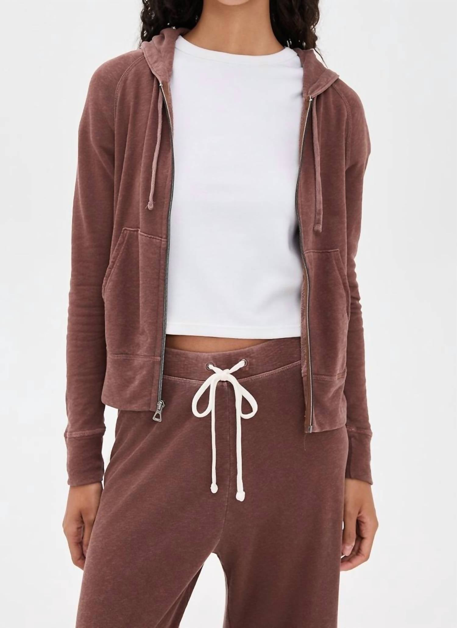 James Perse - Vintage French Terry Zip Hoodie