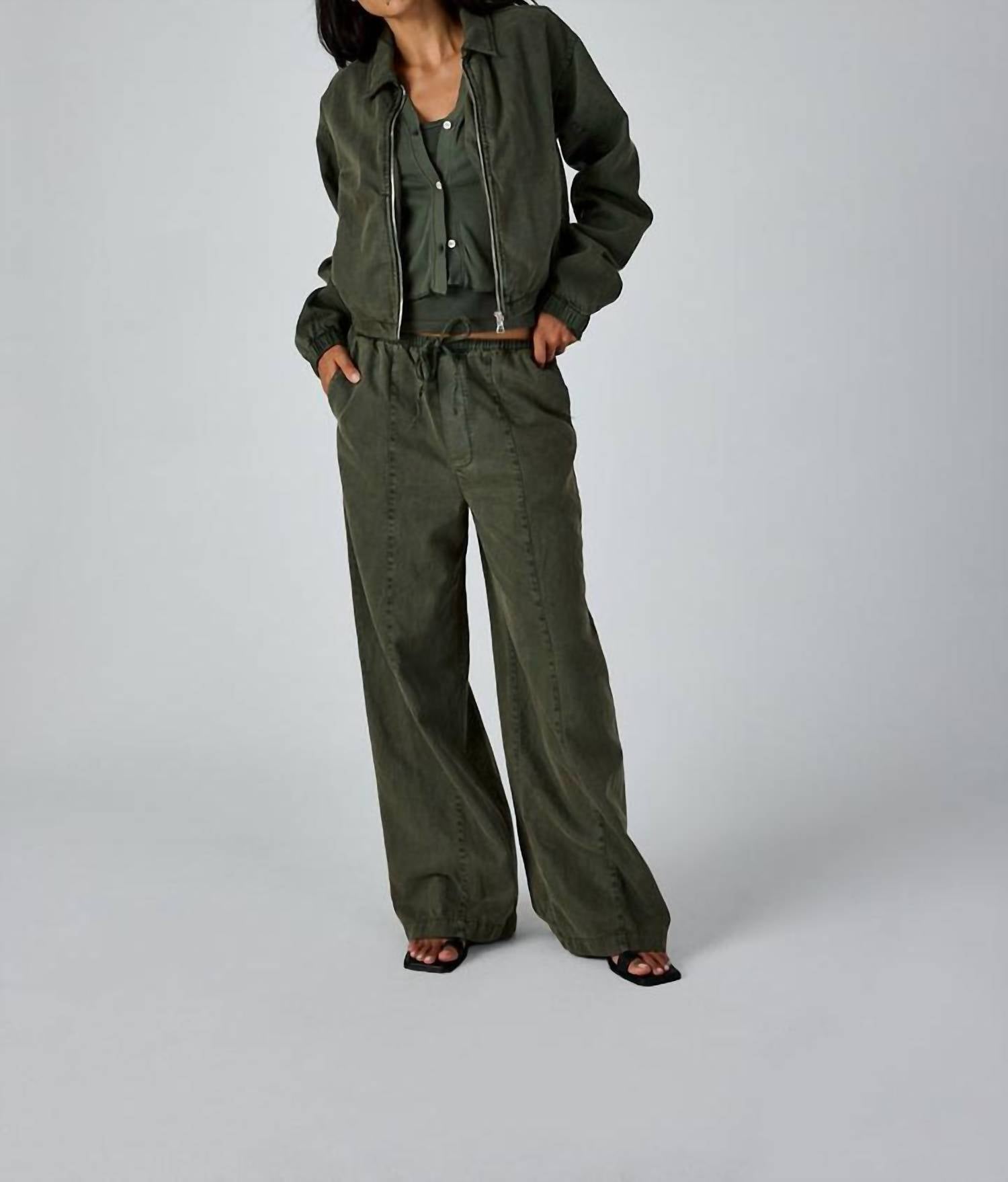 Asher Bonnie Pants in military - women's pants - view 6