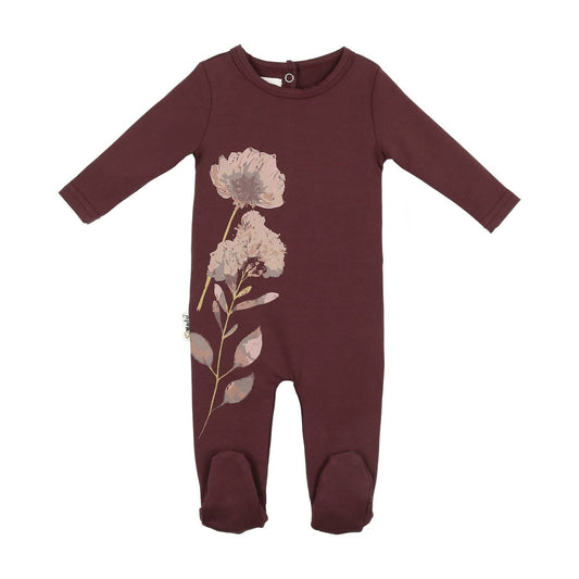 Maniere - Baby Watercolor Floral Footie