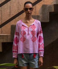 Rose And Rose - Ash Cotton Top