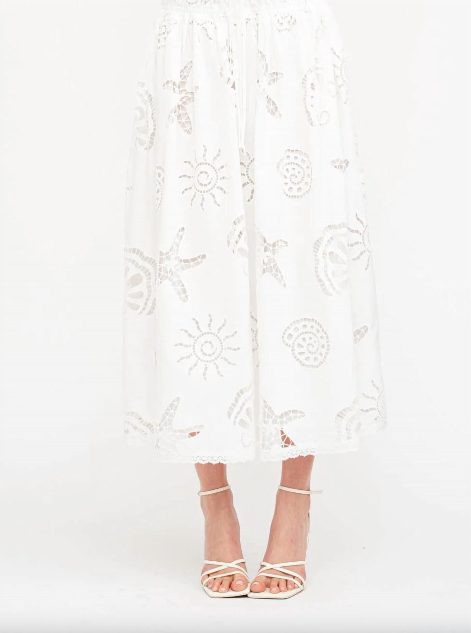 Sofie The Label - Abbott Embroidered Midi Skirt