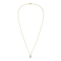 Diana M Jewels - Lab Grown Diamond Solitaire Cushion Pendant Necklace