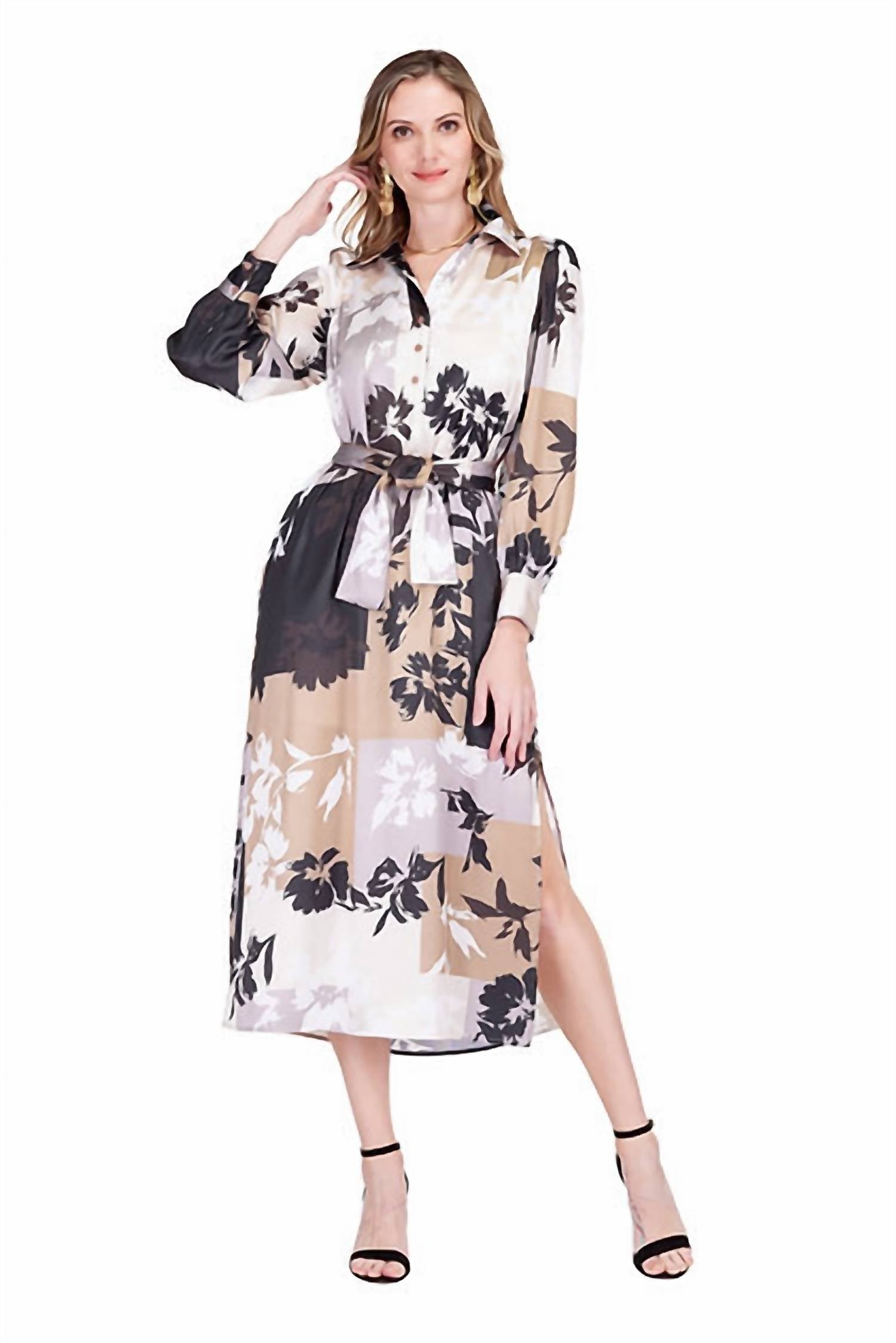 Jade - Shadow Bloom Midi Dress