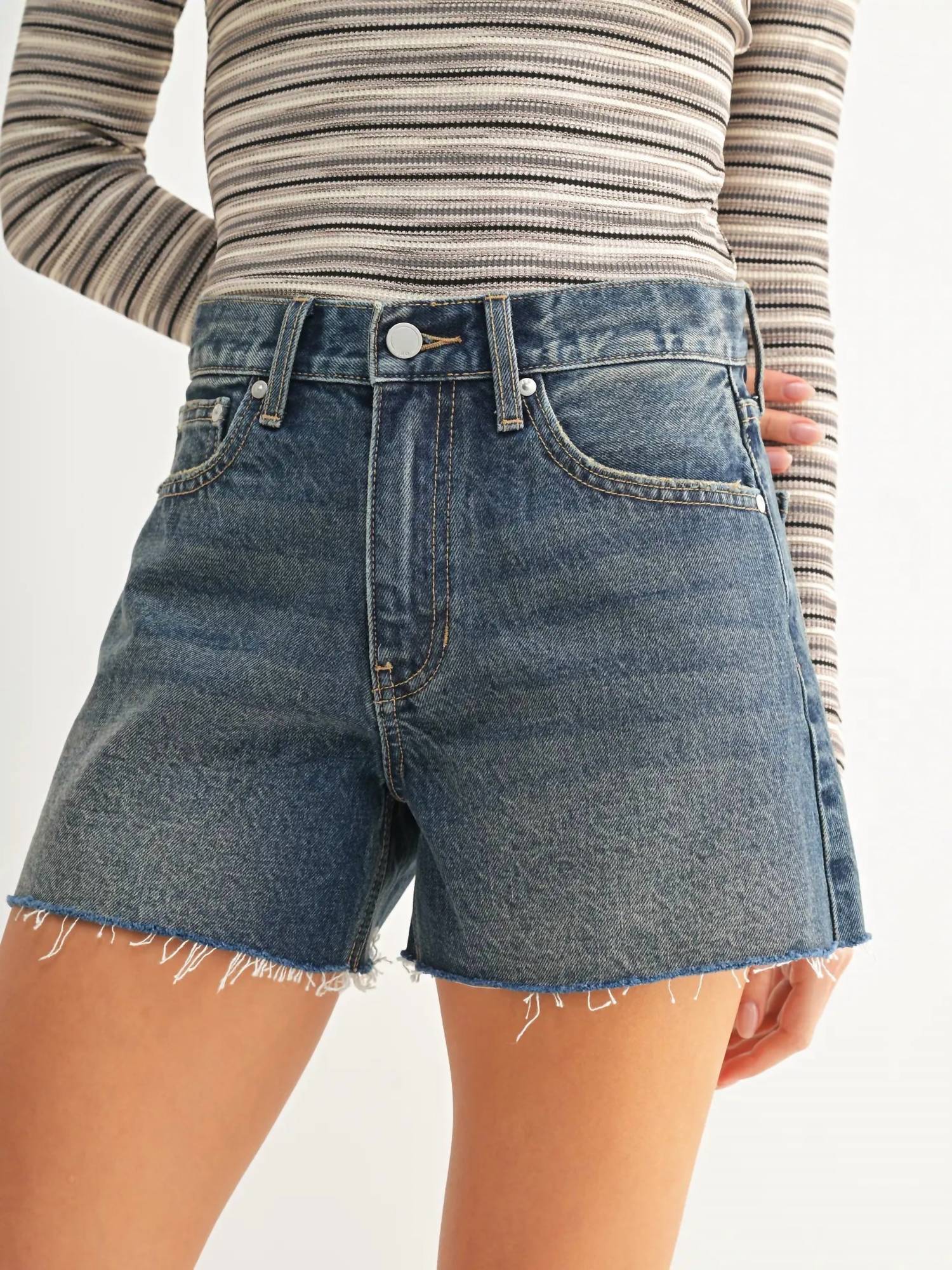 Just Black Denim - Dylan High Rise Shorts