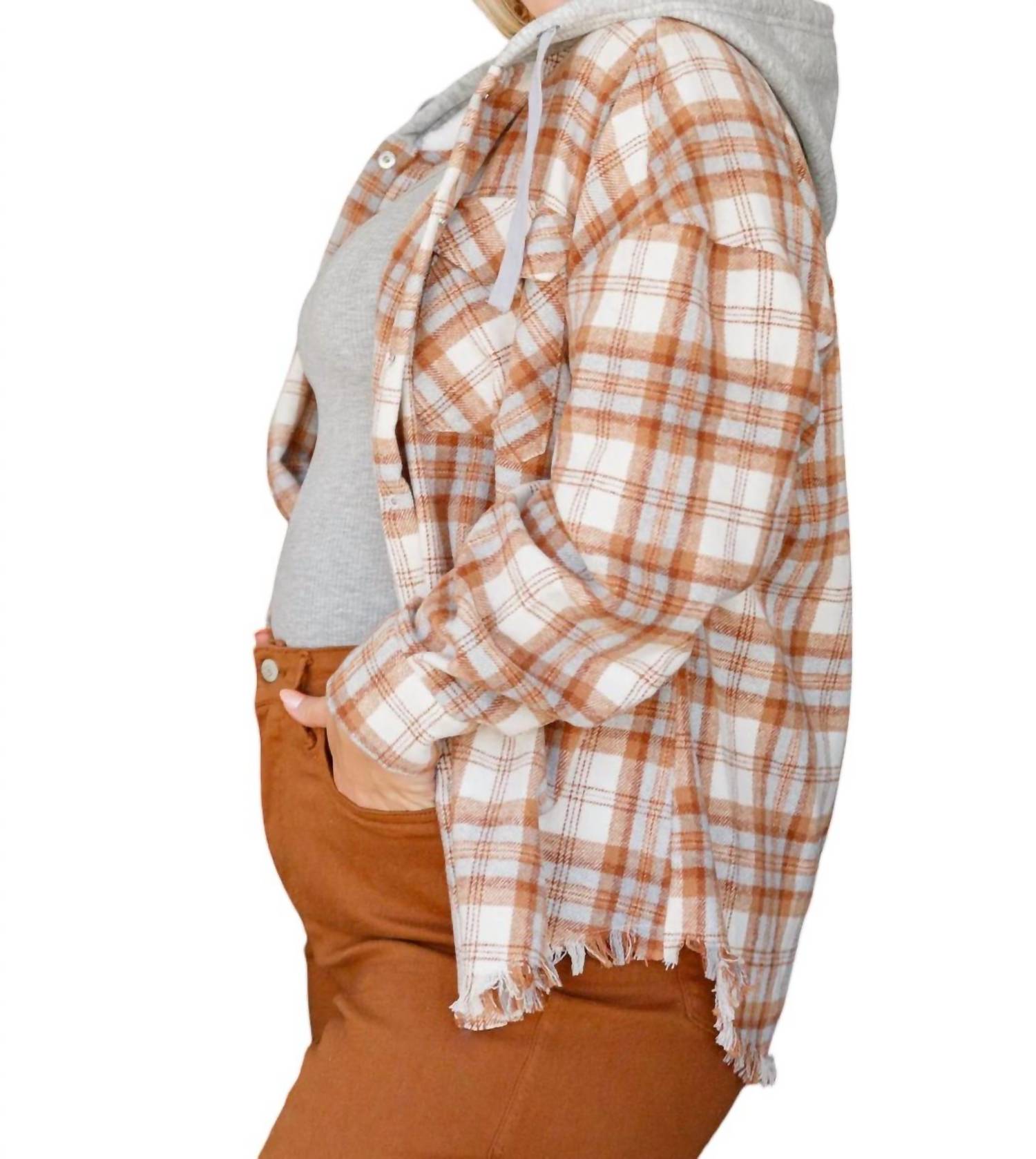 Very J - Best of the Best Hooded Shacket