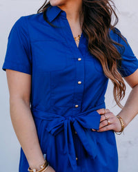 Joy Joy - Pocket Midi Shirtdress
