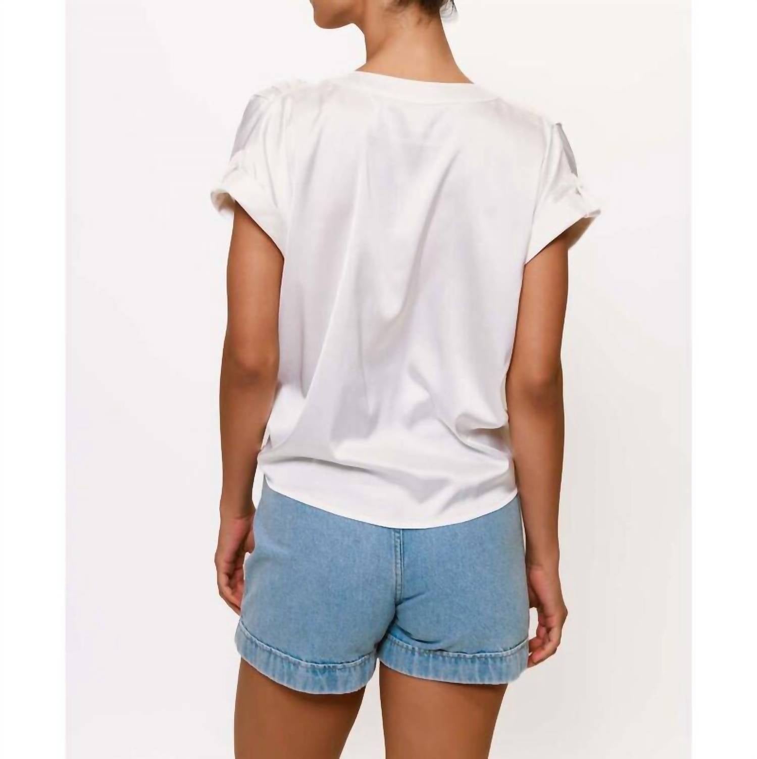 Hutch - Ricci Tie Front Top