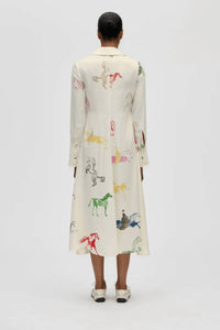 Stine Goya - Front Placket Midi Polo Midi Dress