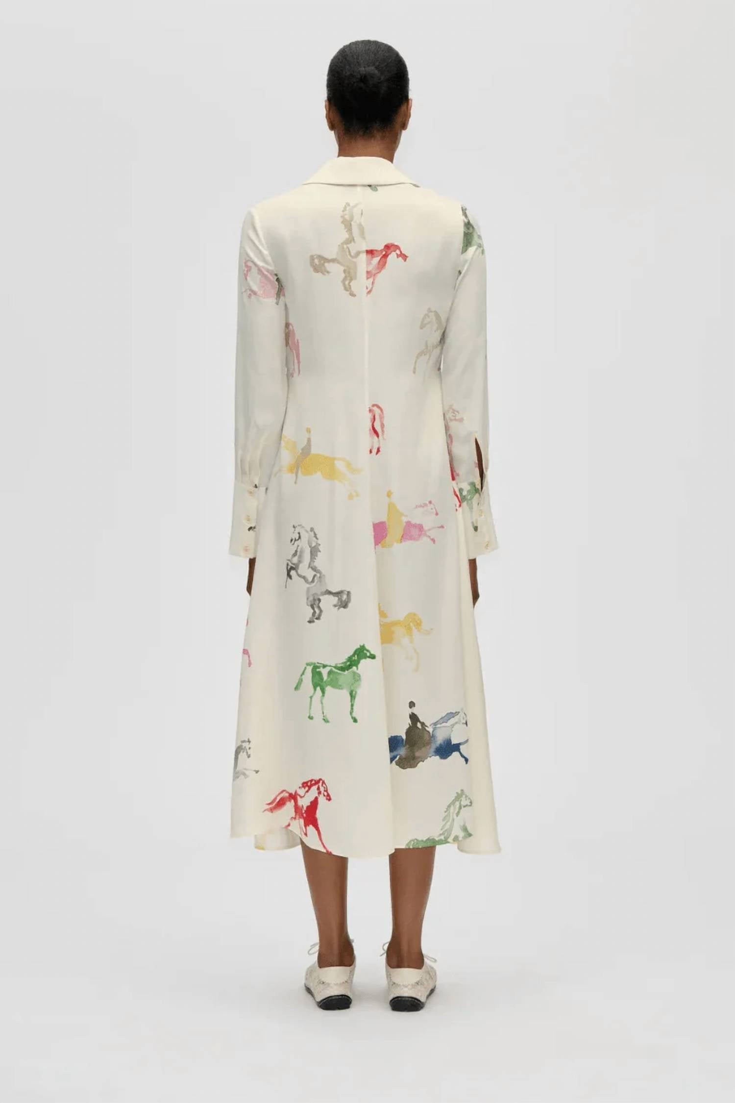 Stine Goya - Front Placket Midi Polo Midi Dress