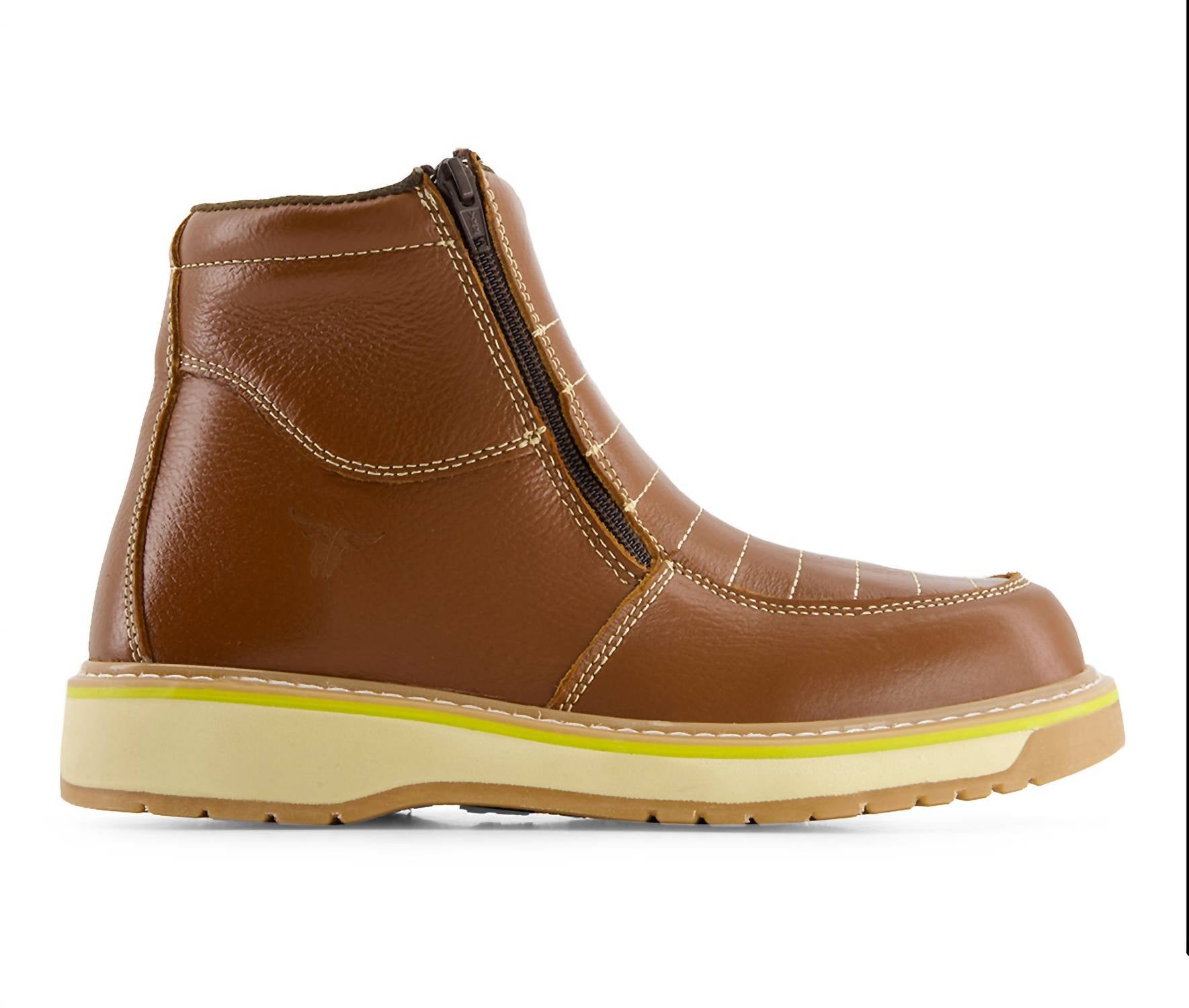 Forastero - Men's Double Zipper Leather Booties