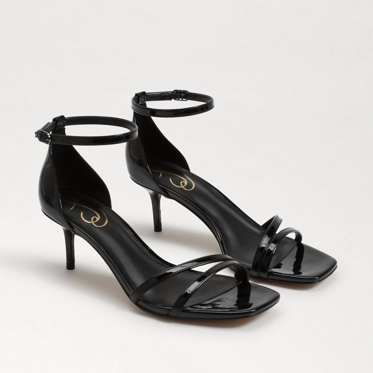 Sam Edelman Women's Peonie Kitten Heel in black - women's heels - detail view