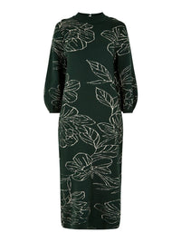 Apricot - Floral Knitted Midi Dress
