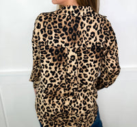 Southern Grace - Dream It Up Lightweight Long Sleeve Button Up Top