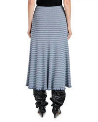 Proenza Schouler Stina Midi Skirt in slate - women's skirt - detail view