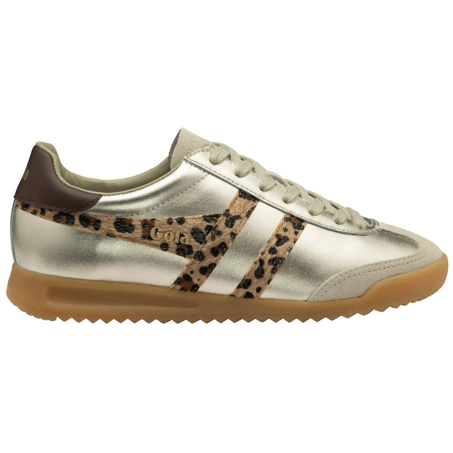 Gola Women's Torpedo Glimmer Safari Sneakers in gold - women's sneaker