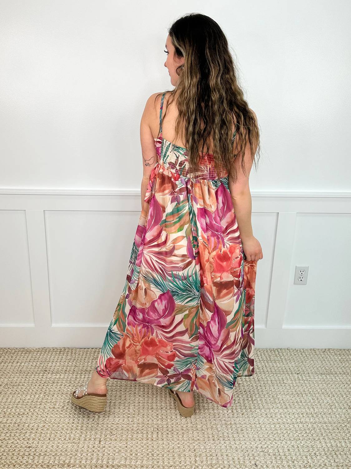 White Birch - Tropics Call Maxi Dress