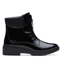 Clarks Women's Calla Zip Ankle Boots in black - women's shoe