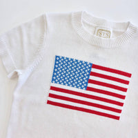 Sail To Sable - Short Sleeve Flag Sweater