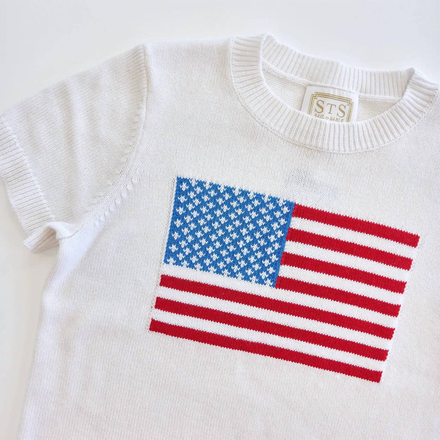 Sail To Sable - Short Sleeve Flag Sweater