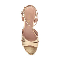Chinese Laundry - Women's Theena Platform Vegan Leather Disco Ankle Strap Sandal