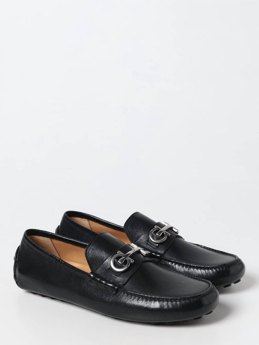 Salvatore Ferragamo - Men's Gancini Ornament Driver Loafer