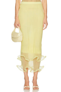 Jonathan Simkhai - Kelso Ruffle Skirt