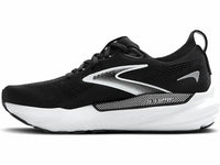 BROOKS Men's Glycerin Gts 22 Running Shoes in black grey white 5 - men's shoe - detail view