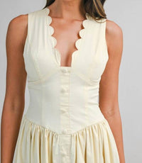 MABLE Serena Dress in off white - women's dress - view 5