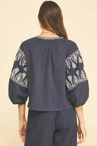 Pinch - Embroidered Blouse