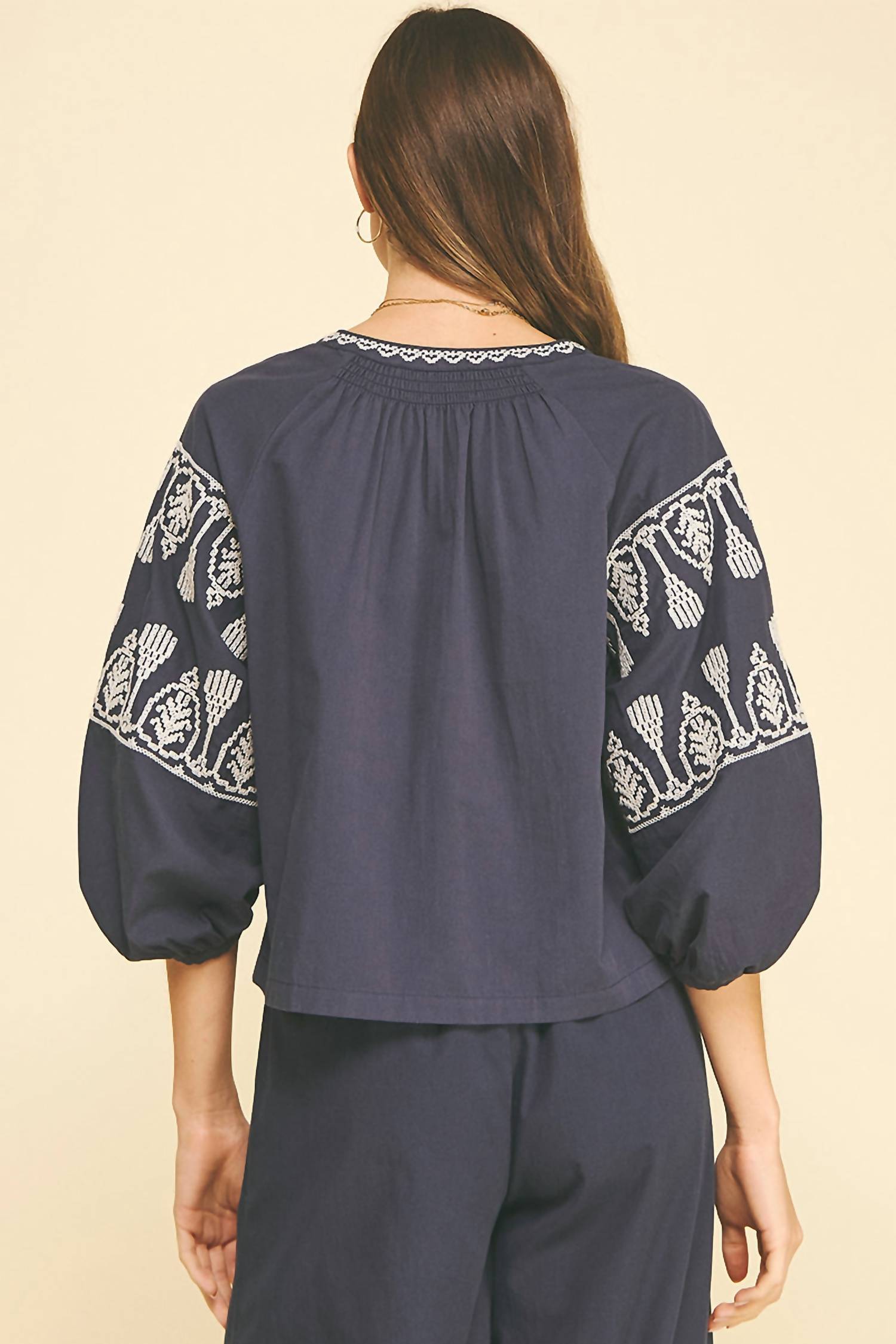 Pinch - Embroidered Blouse