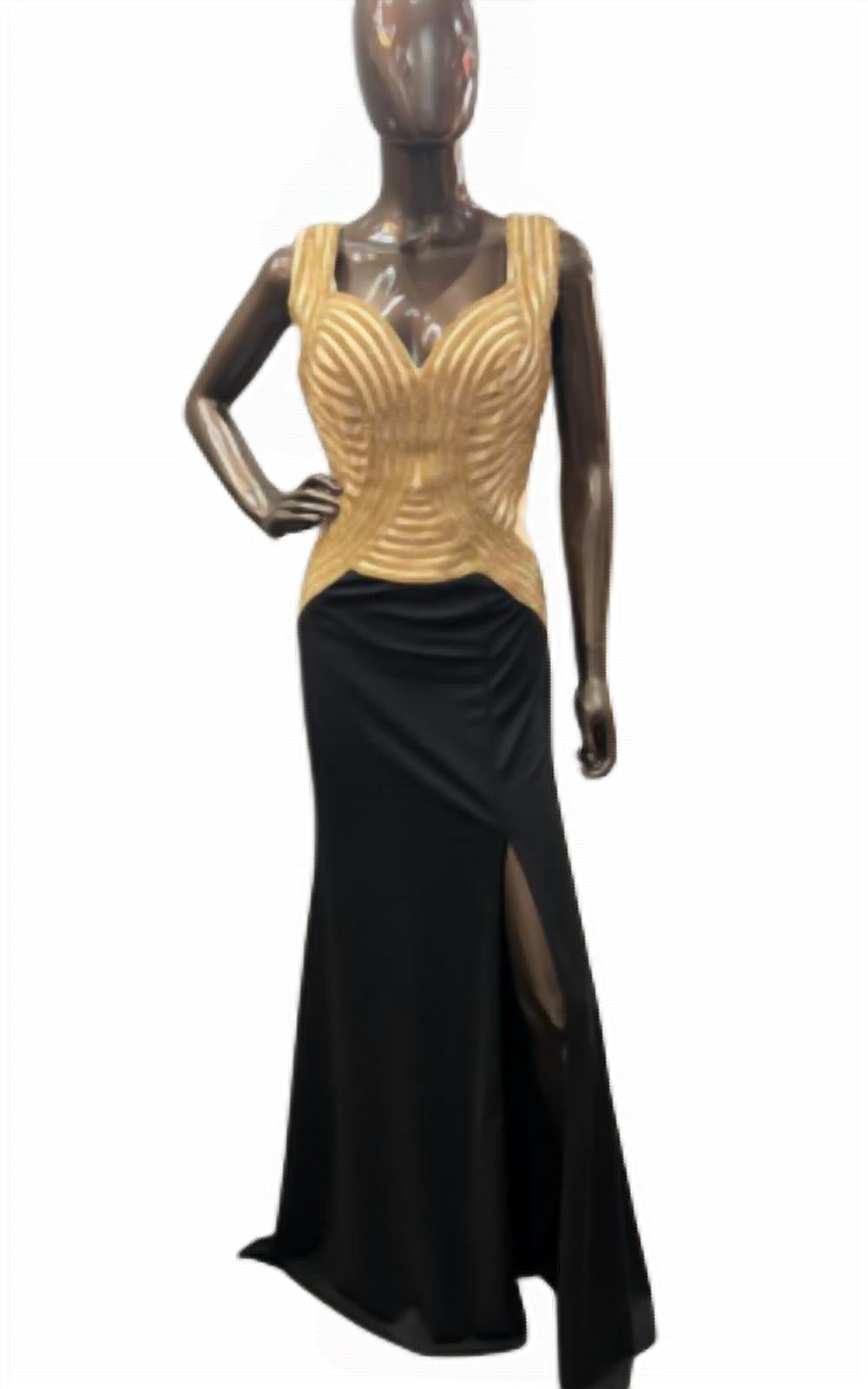 Gold Bodice Gown
