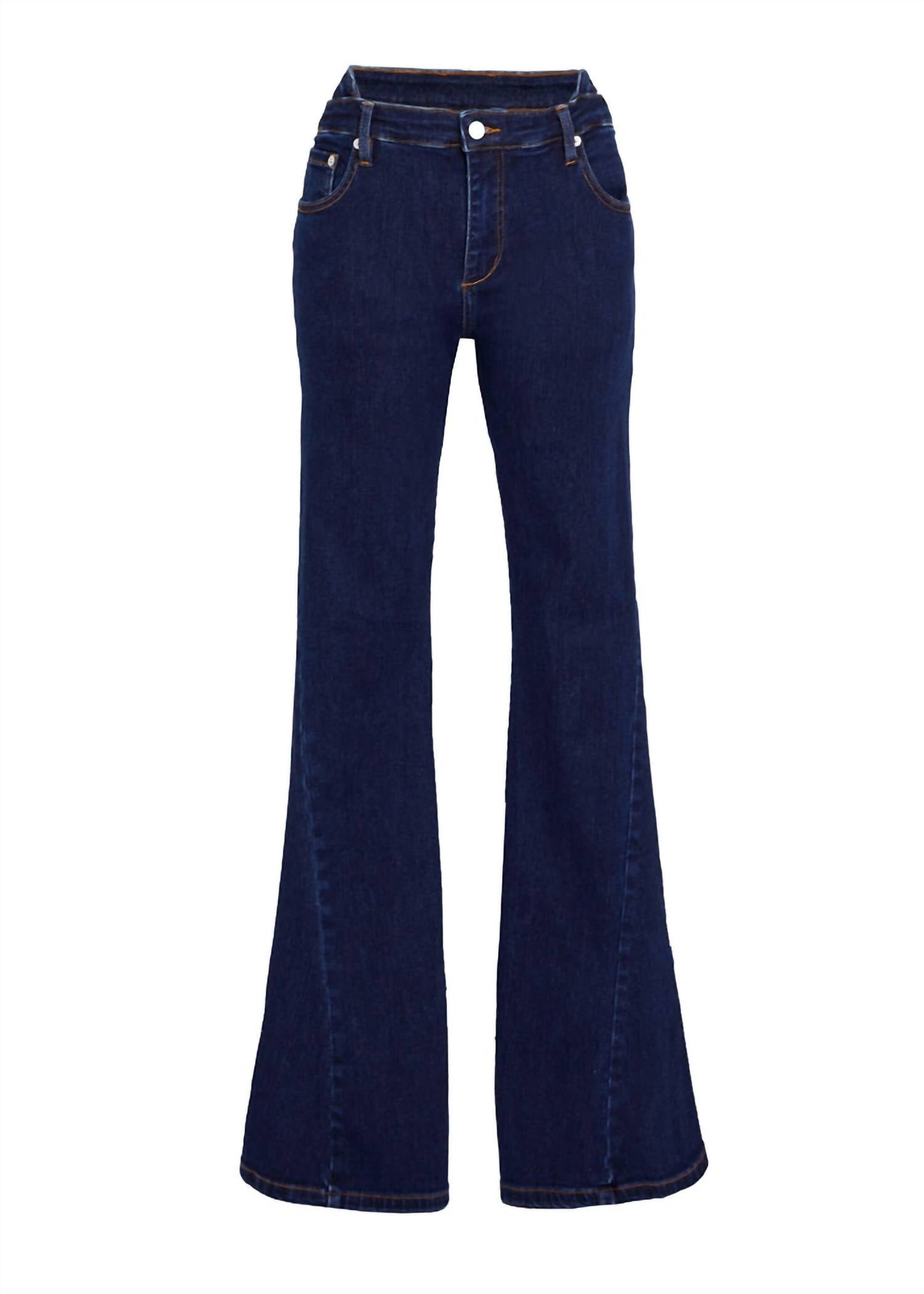 Ser.O.Ya - Trisha Mid Rise Flare Pant Jeans
