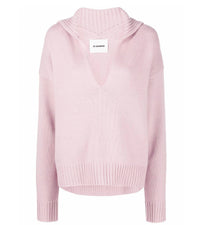 Jil Sander - Long Sleeve Cashmere V-Neck Sweater