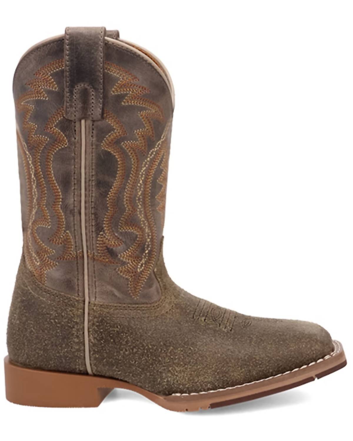 DAN POST. Boys Youth Beasley Leather Boot in grey blue - kids' boots