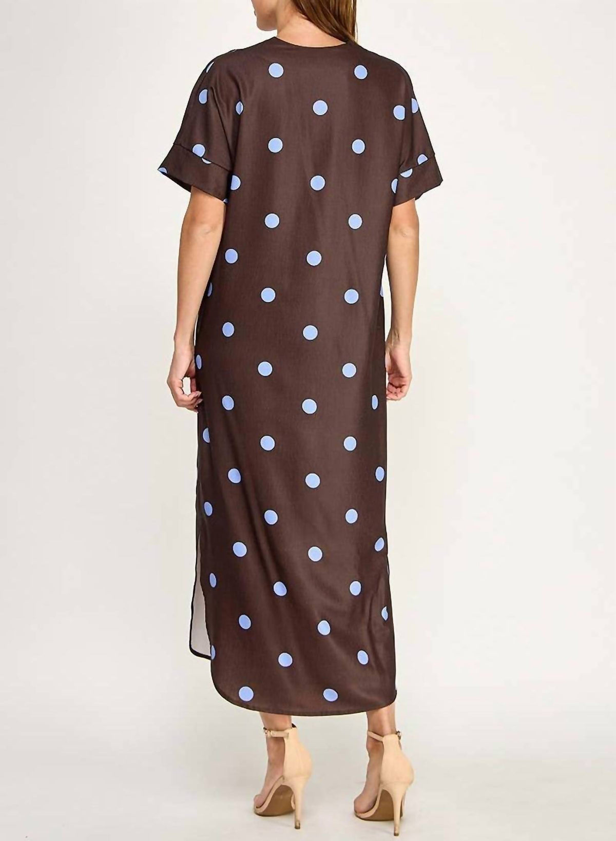 Vanilla Monkey - Penny Polka Dot Maxi Dress