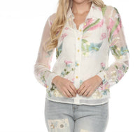 Azi - Harper Sheer Long Sleeve Shirt