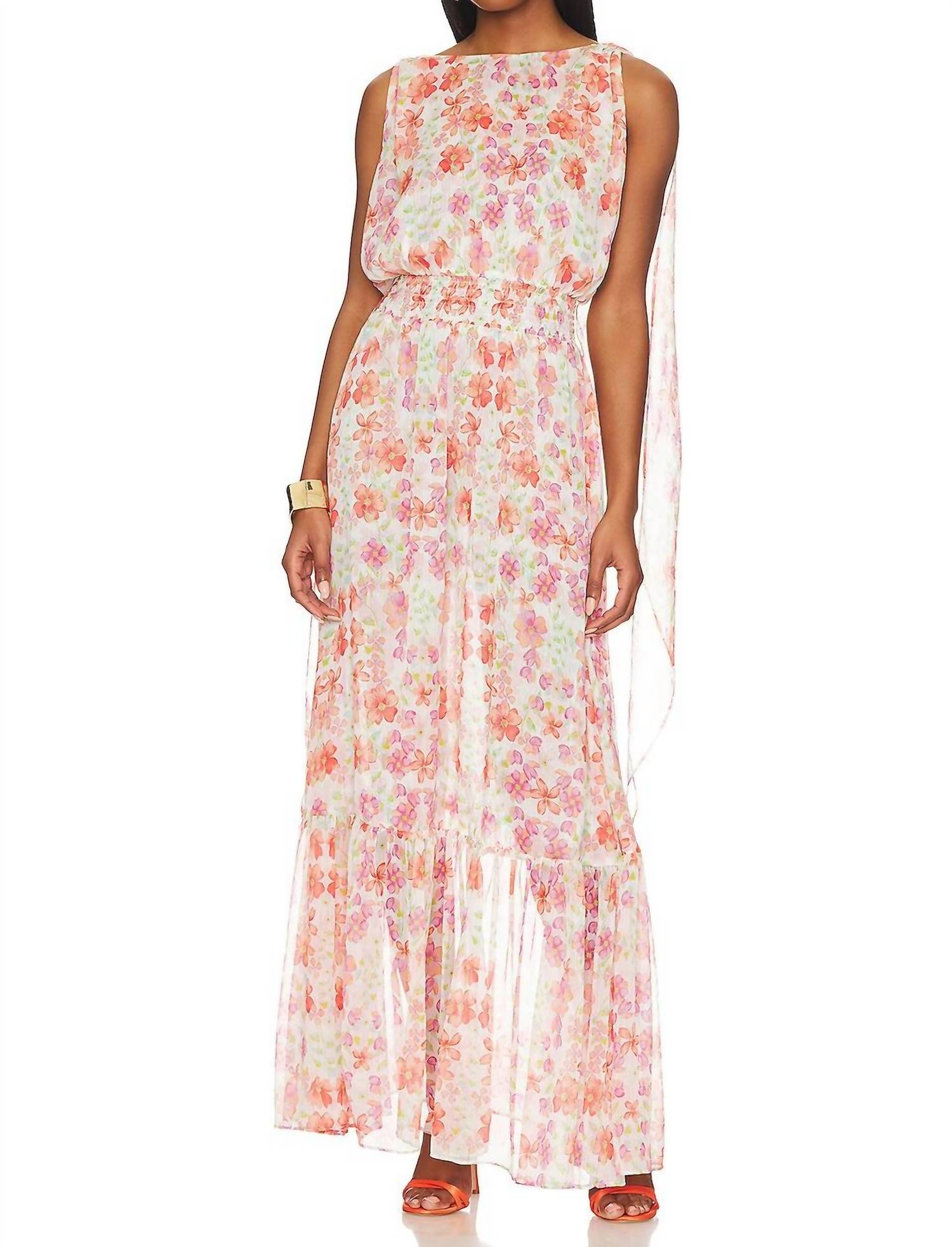 Misa Los Angeles Graziella Dress in cora flora - women's dress