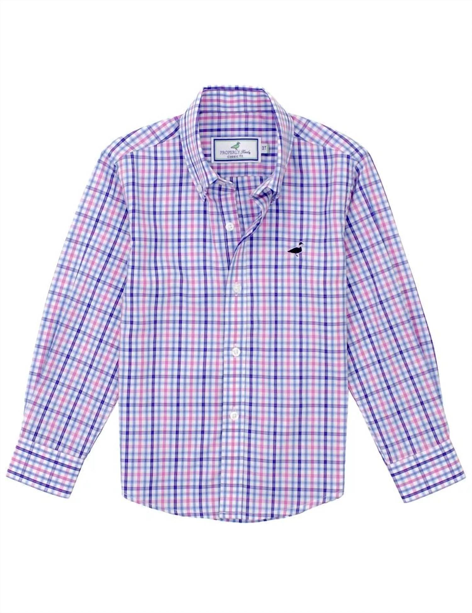 Properly Tied - Boy's Seasonal Sportshirt