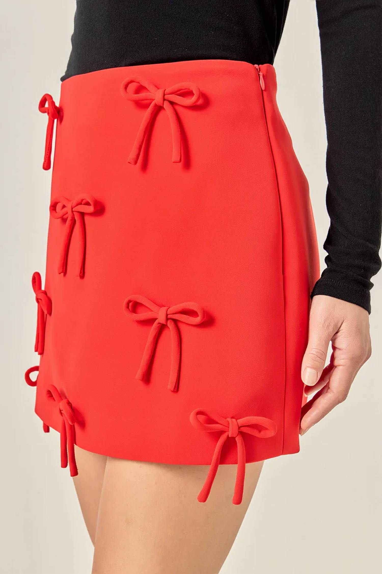 English Factory - Bow Detailed Mini Skirt