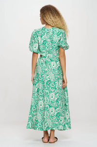 Meet Me In Santorini - Verdant Cut Maxi