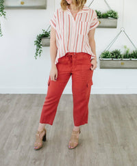 Mod Short Sleeve Boyfriend Shirt