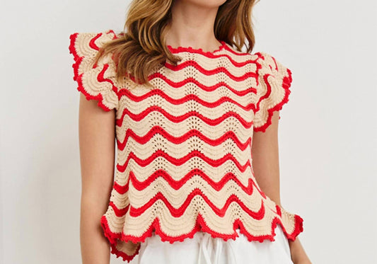Rails - Coen Crochet Knit Top